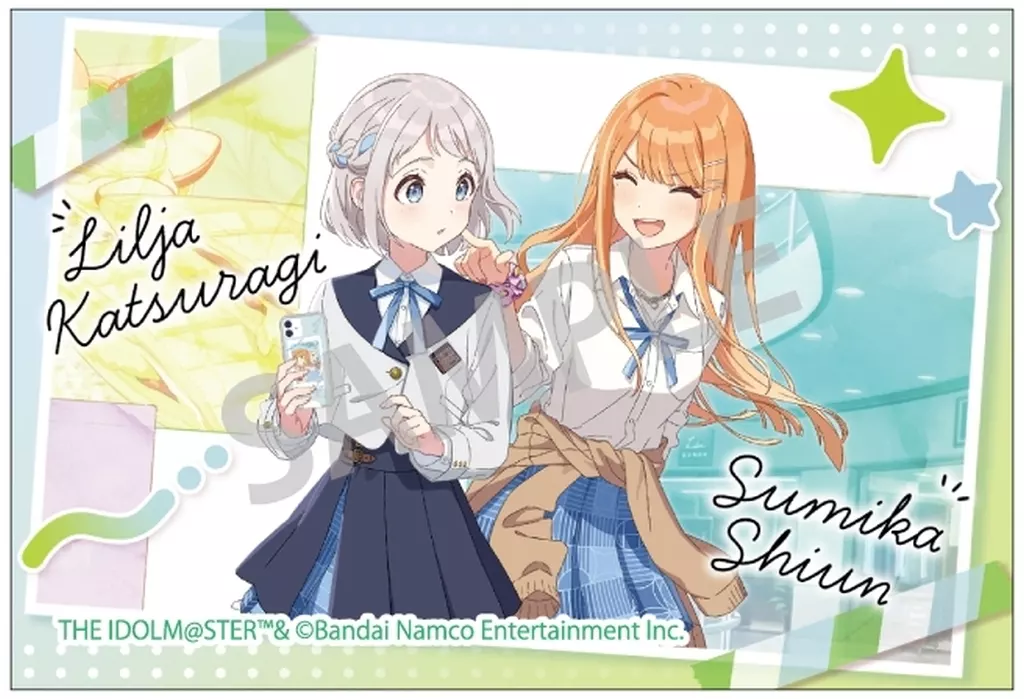 葛城リーリヤ＆紫雲清夏 「学園アイドルマスター トレーディングスクエア缶バッジ」