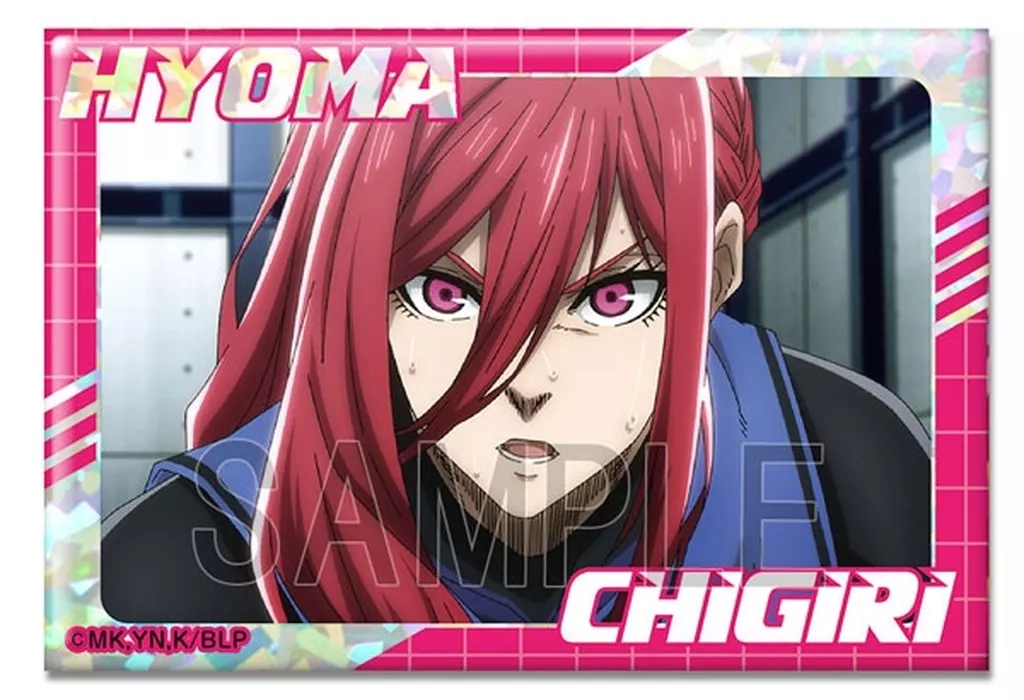 ブルーロック ながかく 缶バッジ 千切豹馬 原作 ホログラム ブルーロック2期 ビッグホログラム缶バッジ／千切 豹馬: キャラグッズ