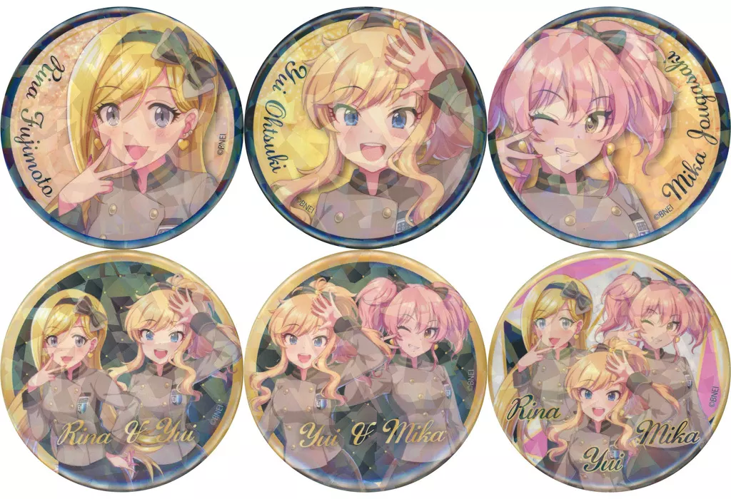 全6種セット 「アイドルマスター シンデレラガールズ ポップアップショップ EJアニメホテル トレーディングホログラム缶バッジ」