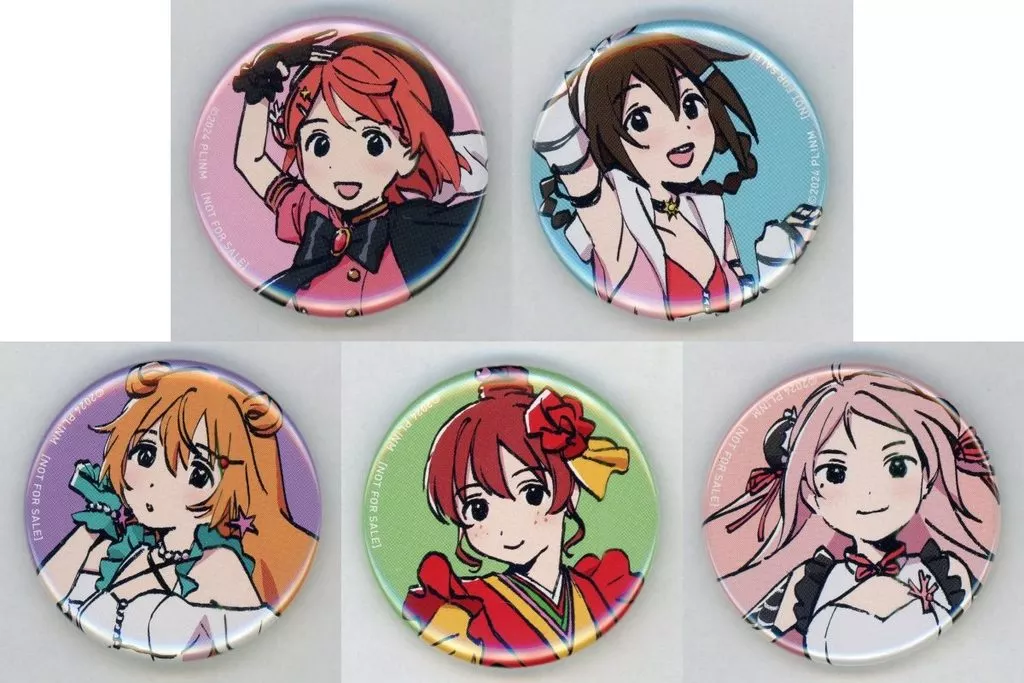 バッジ・ビンズ　全5種セット 描き下ろしイラスト缶バッジ 「映画 ラブライブ!虹ヶ咲学園スクールアイドル同好会 完結編 第1章」 5週目入場者プレゼント