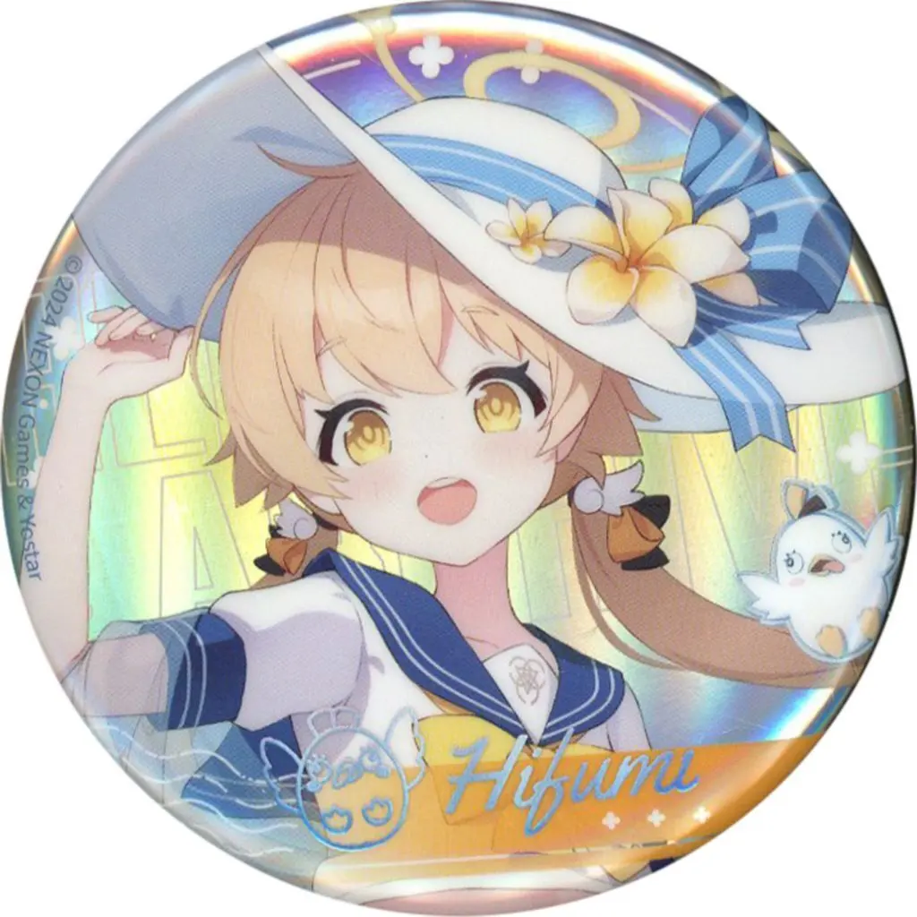 中国限定 ブルーアーカイブ 缶バッジ 阿慈谷ヒフミ 駿河屋 -<中古>阿慈谷ヒフミ 盛夏派対(パーティー)シリーズ 等身缶