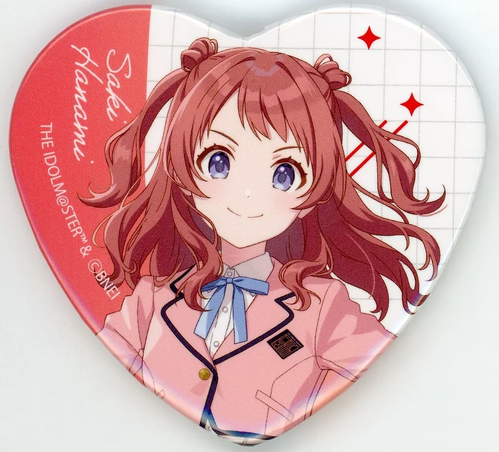 花海咲季 「学園アイドルマスター トレーディングハート型缶バッジ」 FAN+Life限定