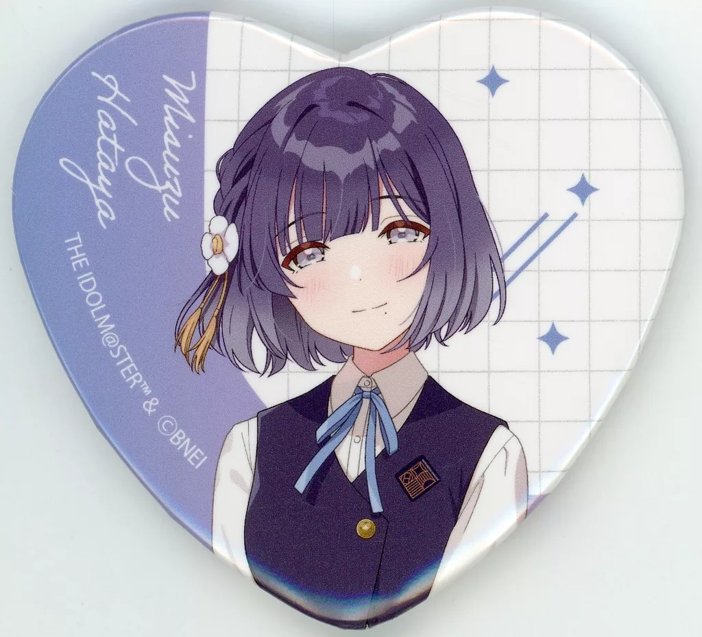 秦谷美鈴 「学園アイドルマスター トレーディングハート型缶バッジ」 FAN+Life限定