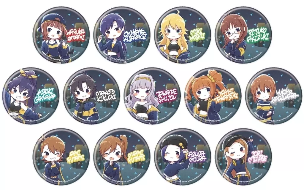 全13種セット 「アイドルマスター 缶バッジ 01.ストリートver. (グラフアートイラスト)」