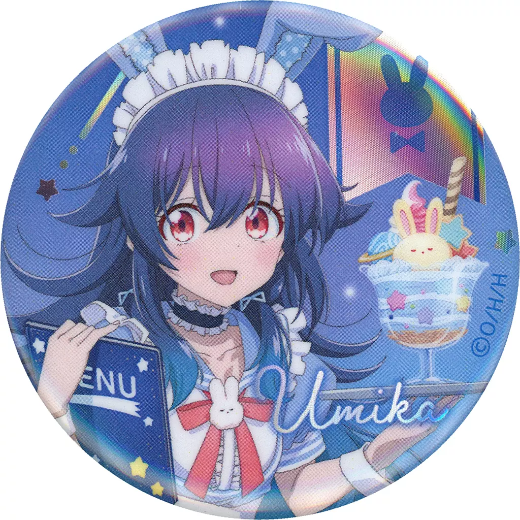 小ノ星海果(半身) 「星屑テレパス アニメガ×ソフマップフェア トレーディングメタリック缶バッジ うさぎメイド」