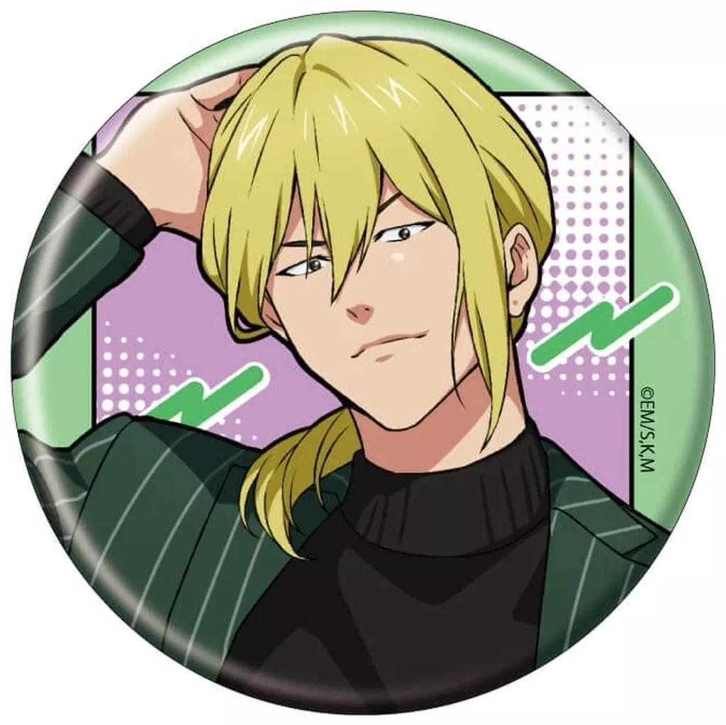 藤堂葵 「忘却バッテリー 缶バッジ 04.ニューレトロver.(描き下ろしイラスト)」