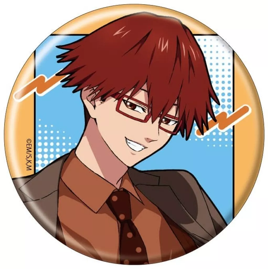 千早瞬平 「忘却バッテリー 缶バッジ 04.ニューレトロver.(描き下ろしイラスト)」