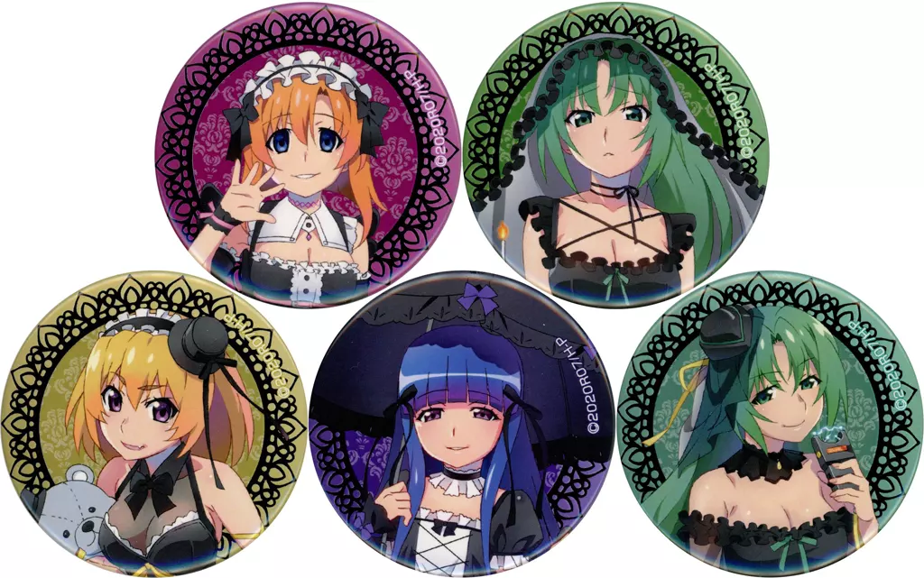 全5種セット 「ひぐらしのなく頃に業・卒 POP UP SHOP in MEDICOS SHOP新宿 缶バッジコレクション ゴシックドレスver.」