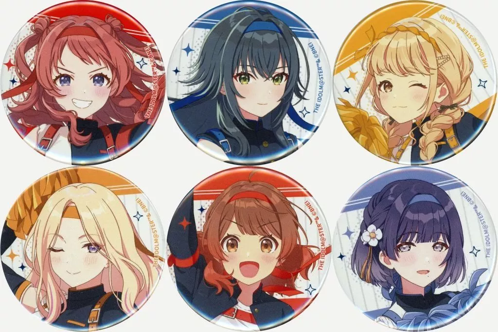 全6種セット 「学園アイドルマスター 缶バッジ」 セブンネット限定