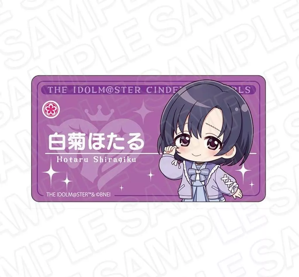 白菊ほたる アクリルネームバッジ サブカルファッション デフォルメ ver. 「アイドルマスター シンデレラガールズ スターライトステージ～ST＠iRs to 10th Anniversary～ SHOP in有楽町マルイ」