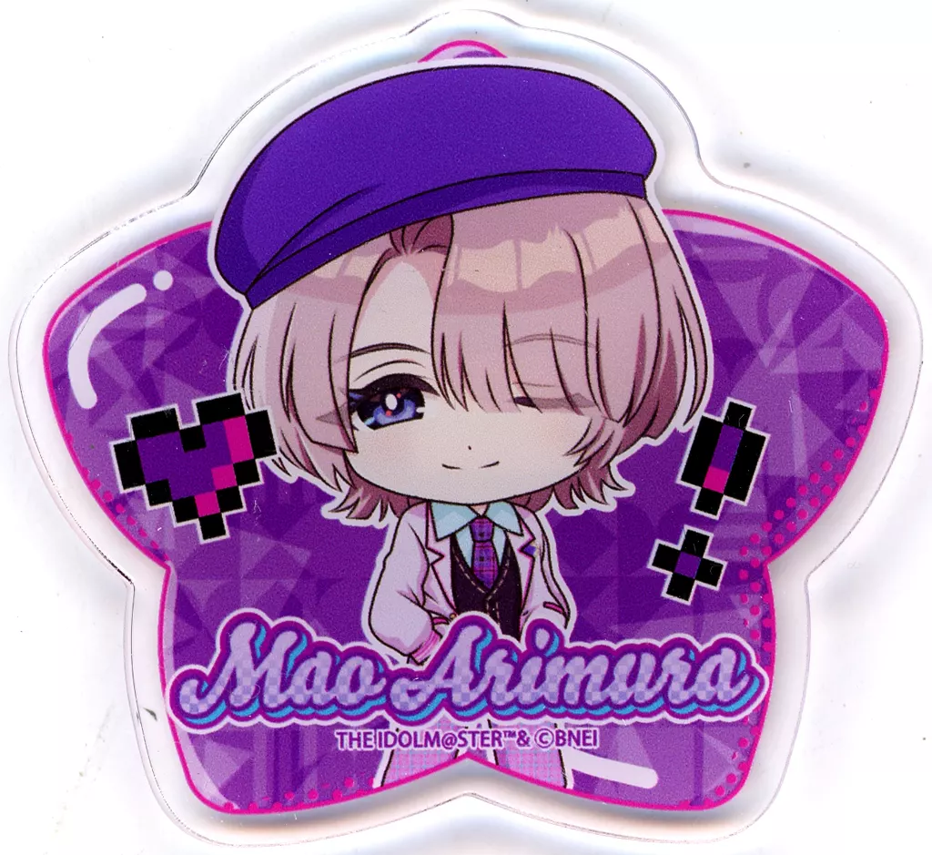 有村麻央 「学園アイドルマスター×JOL原宿 POP UP ショップ アクリルプレートバッジ」