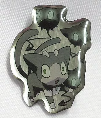 青の祓魔師 クロ&コールタール マスコット 青エク クロ＆コールタール ピンバッジ - メルカリ
