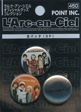 駿河屋 -<中古>L'Arc～en～Ciel(オレンジ/他) 缶バッチ(3P)（バッジ