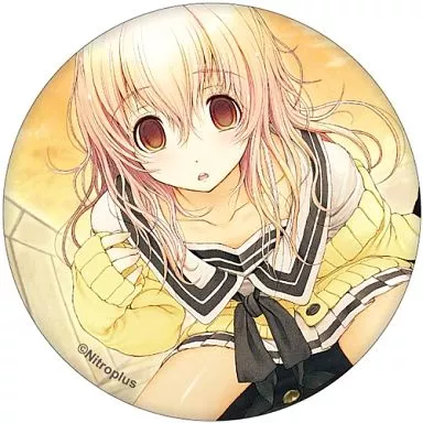 君と彼女と彼女の恋。　向日アオイ　缶バッジ　ニトロプラス 駿河屋 -<中古>A.向日アオイ(覗きこみ) カンバッチ 「君と彼女と彼女の