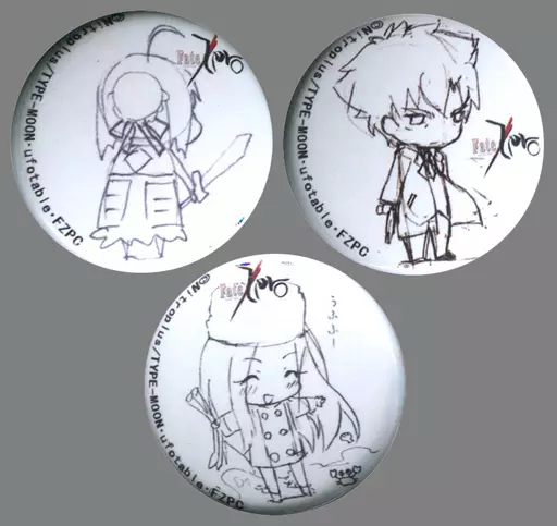 【希少】Fate/Zero　缶バッジ　セイバー＆アイリスフィール 中古】(本体A/箱B)Fate/Zero セイバー＆アイリスフィール 完成品