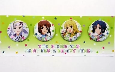 グルーヴィーチューン 缶バッジ4個セット 「アイドルマスター シャイニーフェスタ」