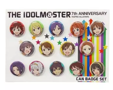 集合 缶バッジセット(14個セット) 「アイドルマスター THE IDOLM＠STER 7th ANNIVERSARY 765PRO ALLSTARS みんなといっしょに!」