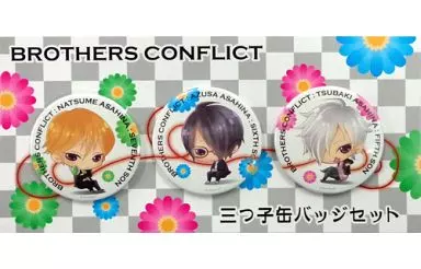 【ブラコン】缶バッジ【椿】 グッズ-バッチ】BROTHERS CONFLICT 10周年 キャラモード !缶