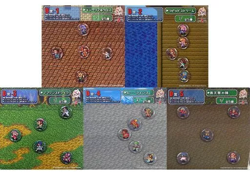 SAGA ANNIVERSARY 25周年くじ　D賞陣形缶バッジ全5種 SAGA ANNIVERSARY 25周年くじ D賞陣形缶バッジ全5種