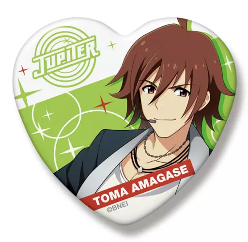 天ヶ瀬冬馬 ハート缶バッジ 「アイドルマスター SideM」