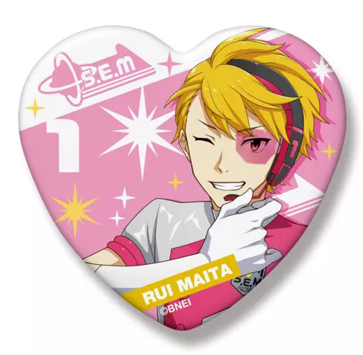 舞田類 ハート缶バッジ 「アイドルマスター SideM」