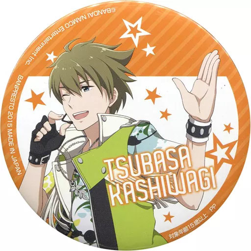 柏木翼(フレッシュグリーンライブ) ビッグ缶バッジ 「アイドルマスター SideM」 セガ・ナムコ限定