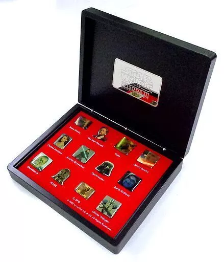 当選品　美品　スターウォーズ3 ピンズ　コレクションBOX スターウォーズ ピンズコレクションボックス サークルKサンクス