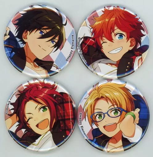 駿河屋 -<中古>[単品] Trickstar 缶バッジ4種セット