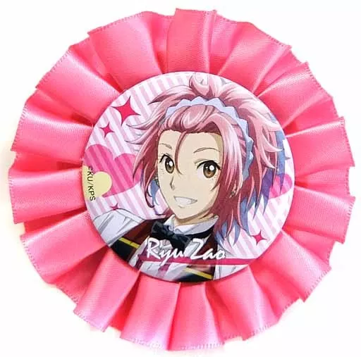 蔵王立(ピンク) ロゼットバッジ 「みんなのくじ 美男高校地球防衛部LOVE!LOVE!」 I賞