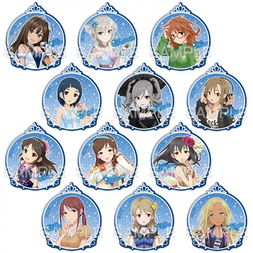 全12種セット 「アイドルマスター シンデレラガールズ ぷくっとバッジコレクション Cool Ver.」