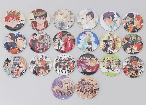 駿河屋 -<中古>全20種セット 「ハイキュー!! コレクション缶バッジ 第3