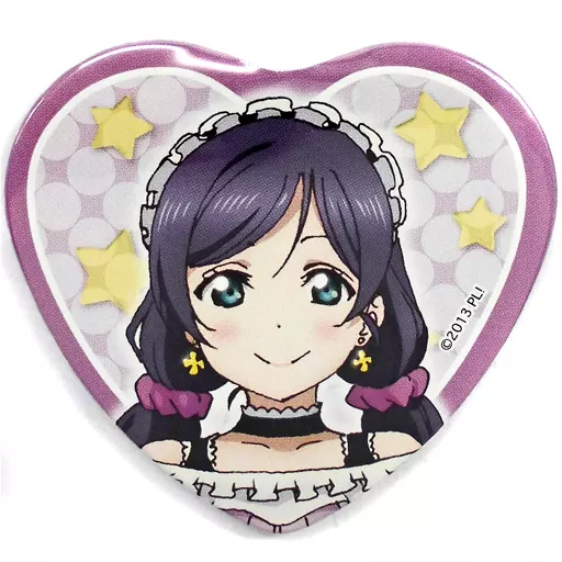 ラブライブ！μ's 5th LIVE ガチャ　ハート缶バッジ 東條希 駿河屋 -<中古>東條希 ハート缶バッジ 「ラブライブ! ガチャμ's