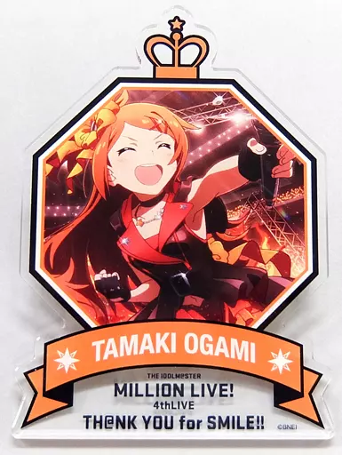 5.大神環 公式プロデュースバッジ 「THE IDOLM＠STER MILLION LIVE! 4thLIVE TH＠NK YOU for SMILE!!」