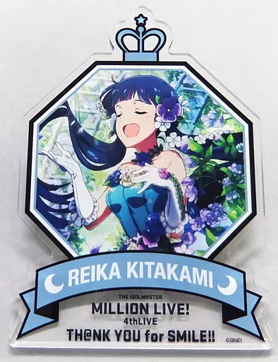 6.北上麗花 公式プロデュースバッジ 「THE IDOLM＠STER MILLION LIVE! 4thLIVE TH＠NK YOU for SMILE!!」