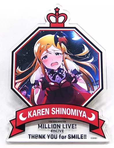 11.篠宮可憐 公式プロデュースバッジ 「THE IDOLM＠STER MILLION LIVE! 4thLIVE TH＠NK YOU for SMILE!!」