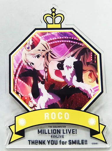28.伴田路子(ロコ) 公式プロデュースバッジ 「THE IDOLM＠STER MILLION LIVE! 4thLIVE TH＠NK YOU for SMILE!!」_image