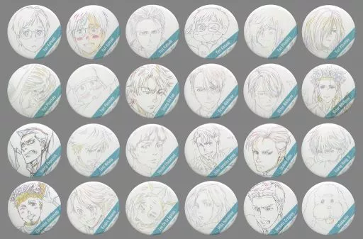 全24種セット 「ユーリ!!! on ICE アニメ原画缶バッジコレクション」
