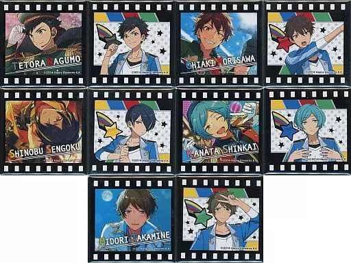 駿河屋 -<中古>流星隊 スクエア缶バッジセット(10個組