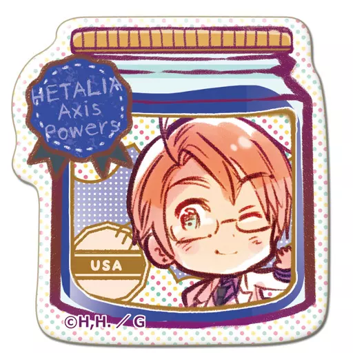 ヘタリア ぷくっとバッジ アメリカ ヘタリア Axis Powers」ぷくっとバッジコレクションBOX Vol.2 12個入り