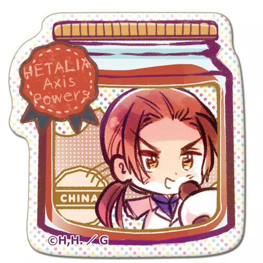 ヘタリア ぷくっとバッジ 中国 駿河屋 -<中古>中国 「ヘタリア Axis Powers ぷくっとバッジ