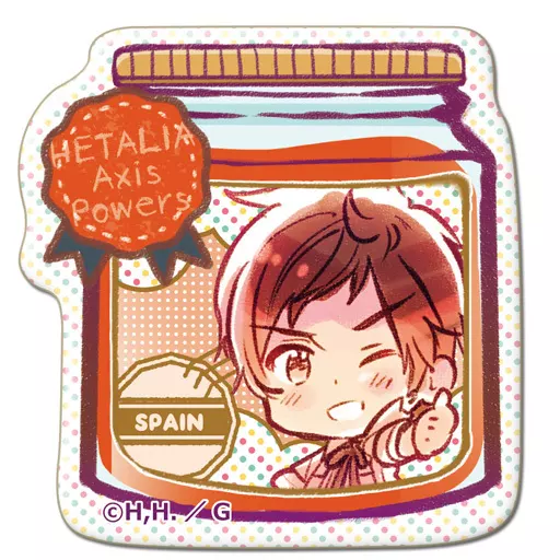 ヘタリア ぷくっとバッジ スペイン 駿河屋 -<中古>スペイン 「ヘタリア Axis Powers ぷくっとバッジ