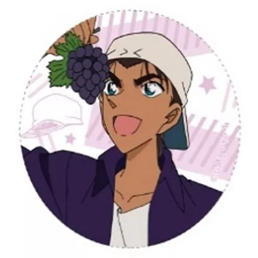 【希少】名探偵コナン　キャラバッジコレクション　平次がいっぱい　葡萄 希少】名探偵コナン キャラバッジコレクション 平次がいっぱい 葡萄