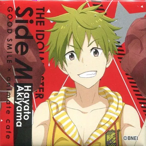 秋山隼人 「アイドルマスター SideM×GOOD SMILE×animatecafe トレーディングスクエア缶バッジ Aグループ」