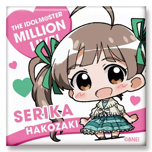 箱崎星梨花 「ミニッチュ アイドルマスター ミリオンライブ! トレーディングスクエア缶バッジコレクション A」