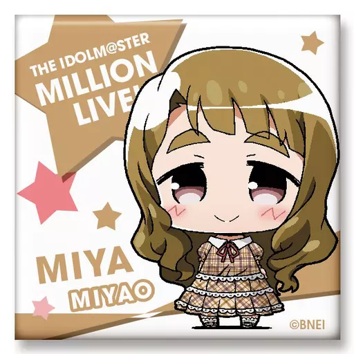 宮尾美也 「ミニッチュ アイドルマスター ミリオンライブ! トレーディングスクエア缶バッジコレクション B」