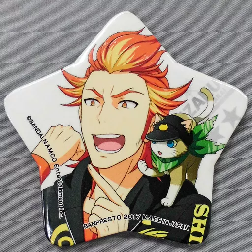 紅井朱雀 星型缶バッジ 「一番カフェ アイドルマスター SideM Shining Side」 ドリンク注文特典