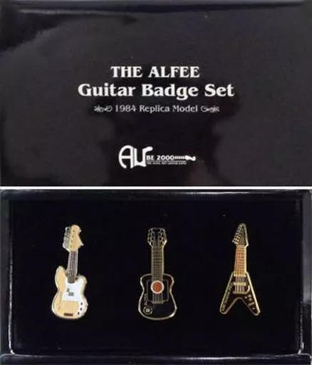 THE ALFEE ギターバッジセット THE ALFEE 1984 ギターピンバッジ セット - メルカリ