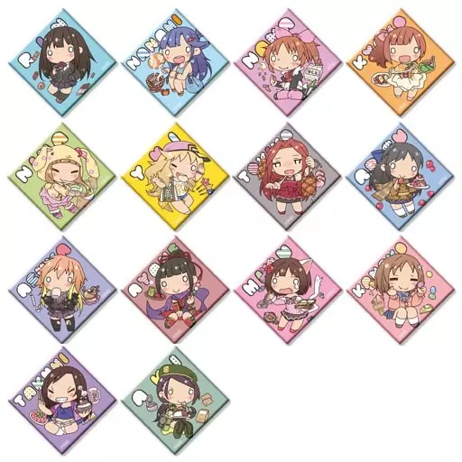 全14種セット 「ちまドル アイドルマスター シンデレラガールズ トレーディング缶バッジ B」