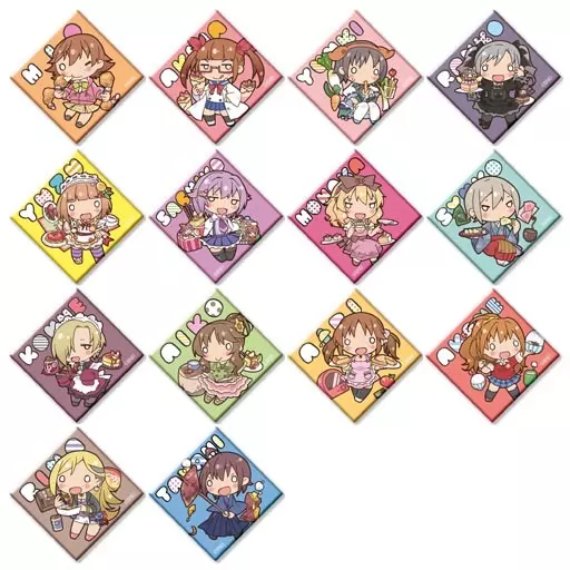 全14種セット 「ちまドル アイドルマスター シンデレラガールズ トレーディング缶バッジ C」