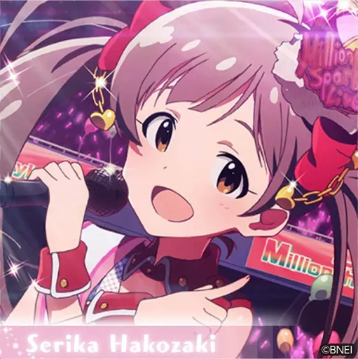 箱崎星梨花 「アイドルマスター ミリオンライブ! トレーディングスクエア型缶バッジ vol.2」